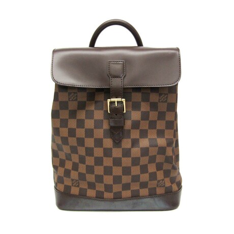 Louis Vuitton // Damier Leather + Canvas Soho Backpack // Ebene // Pre-Owned