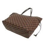 Louis Vuitton // Damier Leather + Canvas Neverfull Tote Bag // Ebene // Pre-Owned