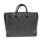 Louis Vuitton // Monogram Leather + Canvas Eclipse Tote Bag // Black // Pre-Owned