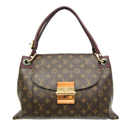 Louis Vuitton // Monogram Leather + Canvas Olympe Shoulder Bag // Bordeaux + Monogram Brown // Pre-Owned