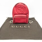 Gucci // Soho Leather Backpack // Red // Pre-Owned