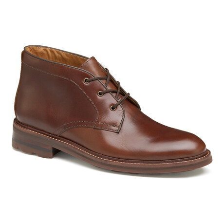 Leather Welch Chukka Boots // Brandy (13) - Johnston & Murphy - Touch ...