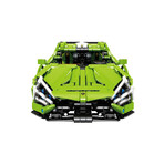 Premium Green Supercar Building Blocks Set // 1280+ Pcs