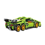 Premium Green Supercar Building Blocks Set // 1280+ Pcs