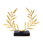 Ancient Greek Bronze Olive Wreath // Gold