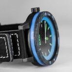 Forged Carbon Fiber Automatic Watch // Blue