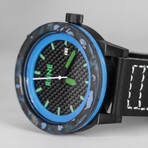 Forged Carbon Fiber Automatic Watch // Blue