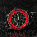 Forged Carbon Fiber Automatic Watch // Lava