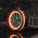 Forged Carbon Fiber Automatic Watch // Lava