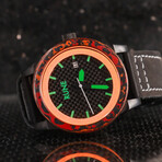 Forged Carbon Fiber Automatic Watch // Lava