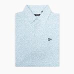 Fat Perez Golf Polo // White + Light Blue (S)