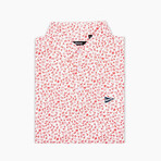 Vegas Baby! Golf Polo // White + Red (S)