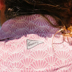 Seamless Shells Golf Polo // Pink (S)