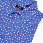 Popsicle Season Golf Polo // Blue (S)