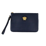 Medusa Medium Wristlet Pouch // Navy Blue