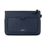 Medusa Medium Wristlet Pouch // Navy Blue