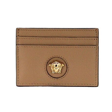 Medusa Card Case Wallet // Camel