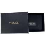 Medusa Vitello Card Case Wallet // Black