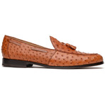 Aubiere // Ostrich Tassel Loafers // Cognac (US: 8.5)