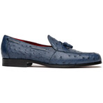 Aubiere // Ostrich Tassel Loafers // N avy (US: 8)