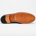 Aubiere // Ostrich Tassel Loafers // N avy (US: 8)