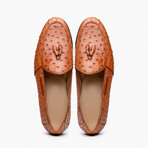 Aubiere // Ostrich Tassel Loafers // Cognac (US: 8.5)