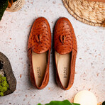 Aubiere // Ostrich Tassel Loafers // Cognac (US: 8.5)