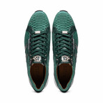 Verona // Python + Calfskin Sneakers // Green (US: 8.5)