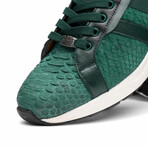 Verona // Python + Calfskin Sneakers // Green (US: 8.5)