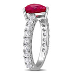 3 7/8ct TGW Created Ruby & Created White Sapphire Heart Ring (7)