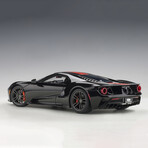 Ford GT 2017, Shadow Black/Orange Stripes