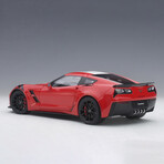 Chevrolet Corvette Grand Sport, Red/White Stripes/Black Fender Hash Marks