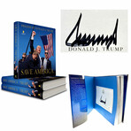 President Donald Trump Save America Autographed Book