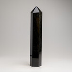 Genuine Polished Black Obsidian Point // 8"