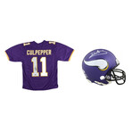 Daunte Culpepper // Minnesota Vikings // Signed Jersey + Signed Mini Helmet