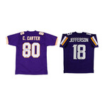 Minnesota Vikings // Justin Jefferson + Cris Carter // Signed Jerseys