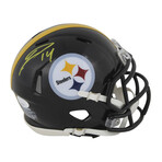 George Pickens // Pittsburgh Steelers // Signed Jersey + Signed Speed Mini Helmet