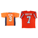 Denver Broncos // Russell Wilson + Craig Morton // Signed Jerseys