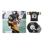 Louis Lipps // Pittsburgh Steelers // Signed Jersey + Signed 16x20 Photo + Signed Speed Mini Helmet