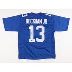 New York Giants // Odell Beckham Jr. Signed Jersey + Amani Toomer Signed Jersey