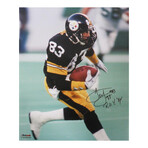 Louis Lipps // Pittsburgh Steelers // Signed Jersey + Signed 16x20 Photo + Signed Speed Mini Helmet