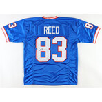 Andre Reed // Buffalo Bills // Signed Jersey + Signed Speed Mini Helmet