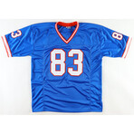 Andre Reed // Buffalo Bills // Signed Jersey + Signed Speed Mini Helmet