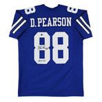 Drew Pearson // Dallas Cowboys // Signed Jersey + Signed Speed Mini Helmet