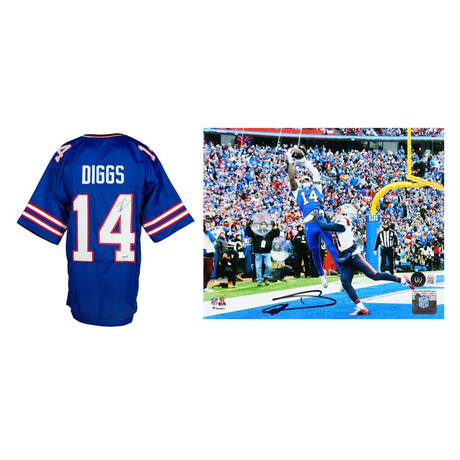 Stefon Diggs // Buffalo Bills // Signed Jersey + Signed 8x10 Photo