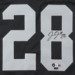 Las Vegas Raiders // Josh Jacobs + Mark van Eeghen // Signed Jerseys