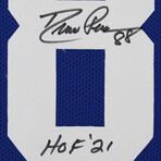 Drew Pearson // Dallas Cowboys // Signed Jersey + Signed Speed Mini Helmet