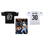 Oakland Raiders // Dave Casper Signed Jersey + Mark van Eeghen Signed Jersey + Willie Brown Signed 8x10 Photo