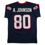 Houston Texans // Andre Johnson + Brian Cushing // Signed Jerseys