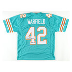 Miami Dolphins // Bob Griese + Paul Warfield // Signed Jerseys